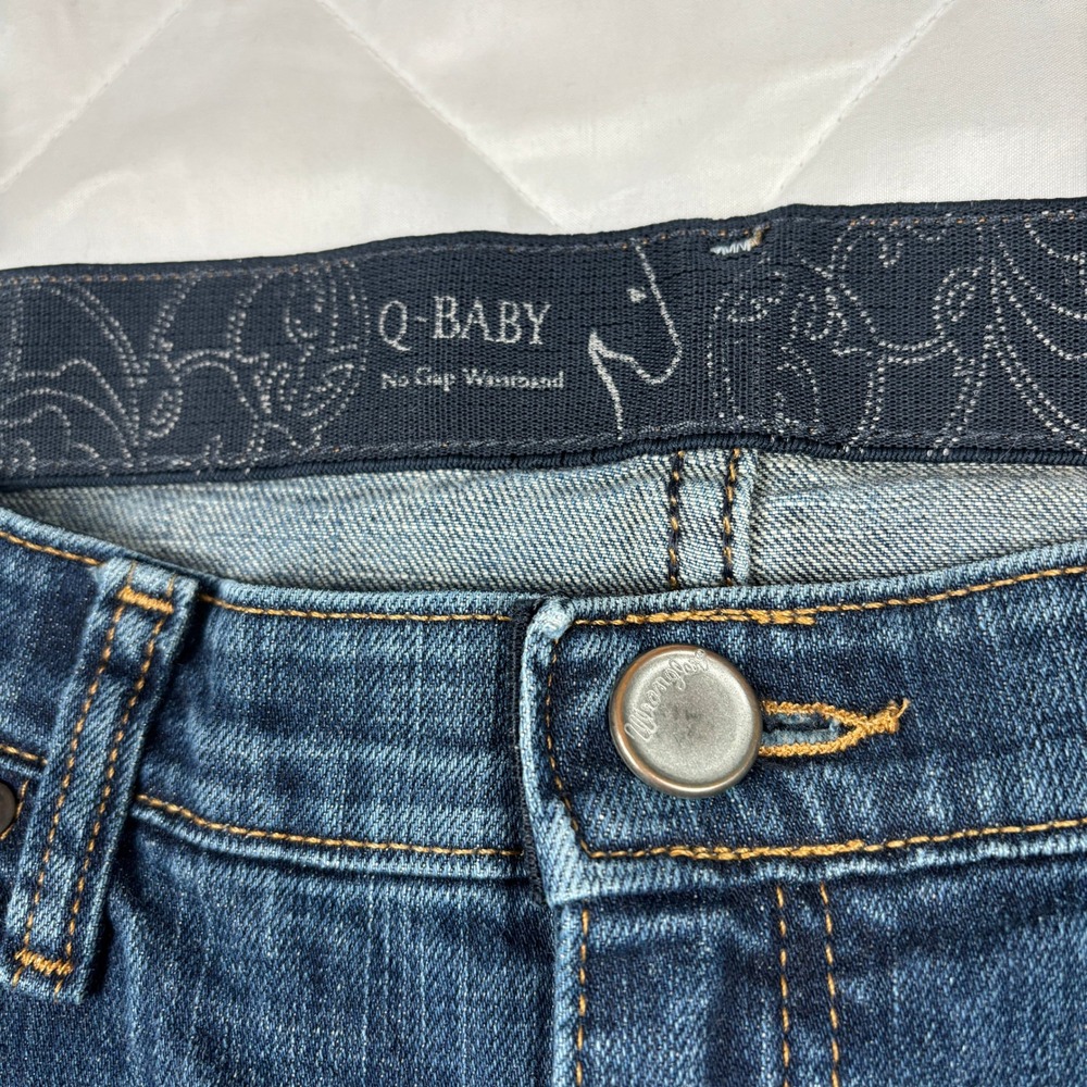 Wrangler Q-Baby Bootcut Jeans Women 9/10x30 Western Cowgirl Riding Stretch Denim - Picture 6 of 13